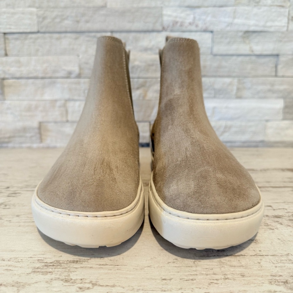 Birkenstock Bend Chelsea Ankle Boots Sneaker Taupe Suede 37/6-6.5 NEW - Picture 4 of 13